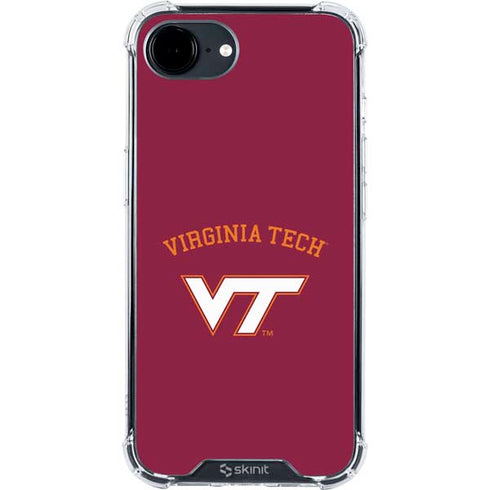 Virginia Tech University VT iPhone 16e Clear Case