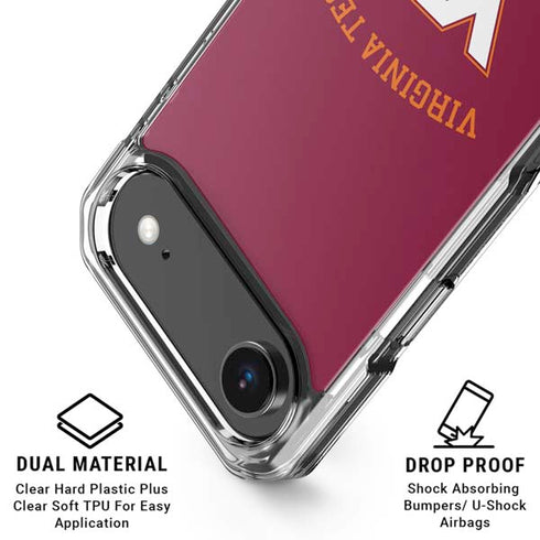 Virginia Tech University VT iPhone 17 Air Clear Case