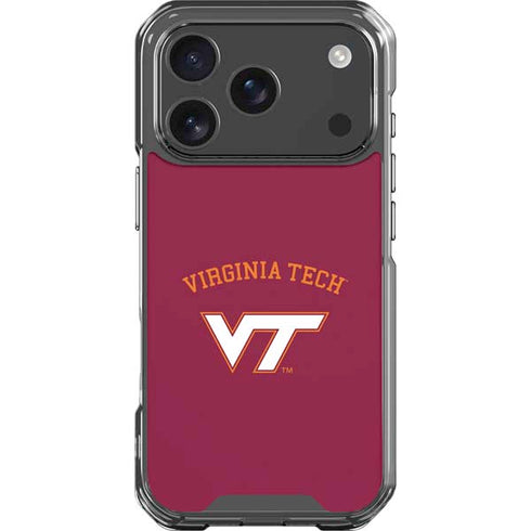 Virginia Tech University VT iPhone 17 Pro Clear Case