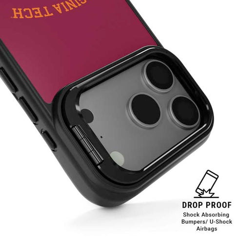 Virginia Tech University VT iPhone 17 Pro Kickstand Case