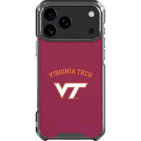 Virginia Tech University VT iPhone 17 Pro Max Clear Case