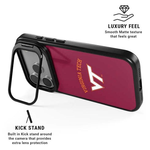 Virginia Tech University VT iPhone 17 Pro Max Kickstand Case
