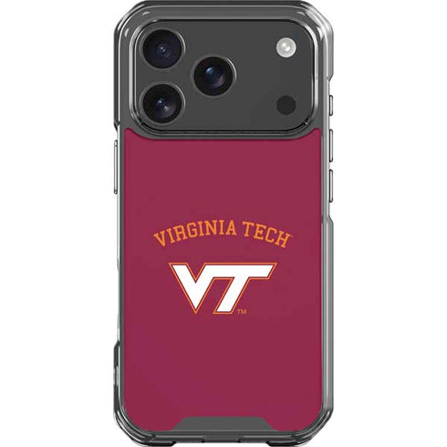 Virginia Tech University VT iPhone 18 Pro Clear Case