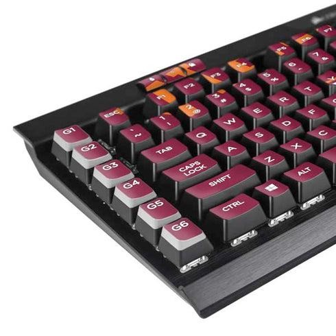 Virginia Tech University VT K95 RGB PLATINUM Mechanical Gaming Keyboard Skin