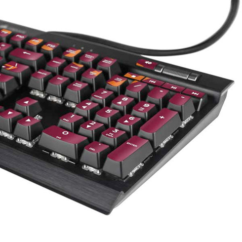 Virginia Tech University VT K95 RGB PLATINUM Mechanical Gaming Keyboard Skin