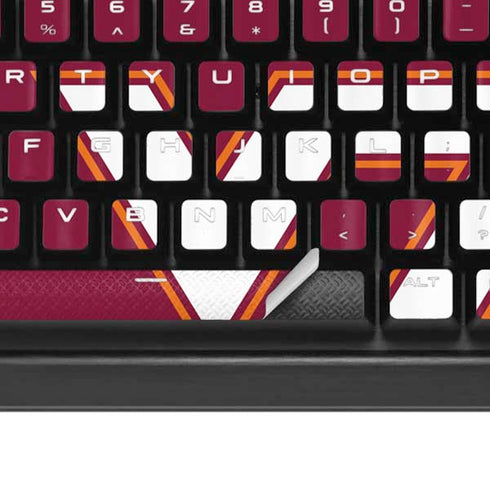 Virginia Tech University VT K95 RGB PLATINUM Mechanical Gaming Keyboard Skin