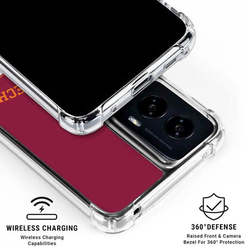 Virginia Tech University VT Moto G Power 5G (2024) Clear Case
