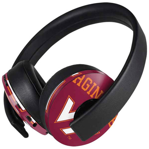 Virginia Tech University VT PlayStation 4 Gold Wireless Headset Skin