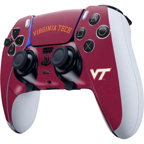 Virginia Tech University VT PS5 DualSense Edge Pro Controller Skin