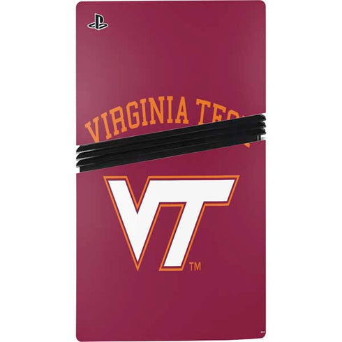 Virginia Tech University VT PS5 Pro Console Skin