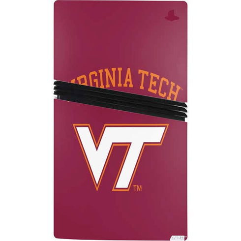 Virginia Tech University VT PS5 Pro Console Skin