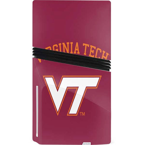 Virginia Tech University VT PS5 Pro Disk Bundle Skin