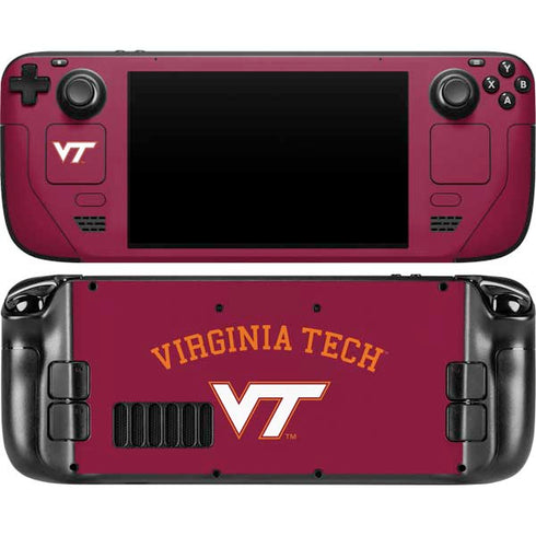 Virginia Tech University VT Steam Deck Handheld Gaming Computer OLED Skin