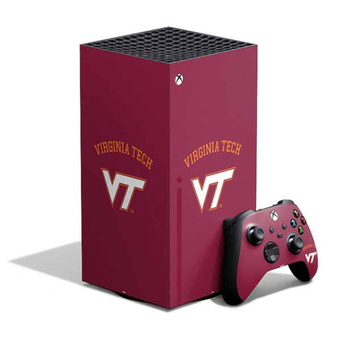Virginia Tech University VT XBox Series X Digital Edition Bundle Skin