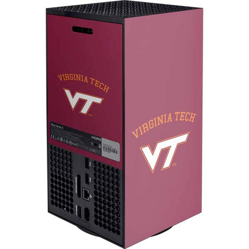 Virginia Tech University VT XBox Series X Digital Edition Console Skin