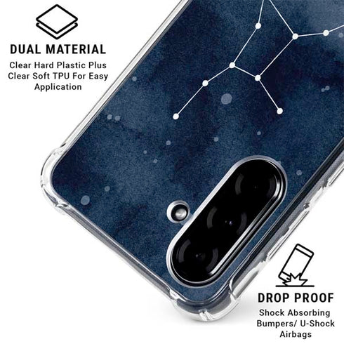 Virgo Constellation Galaxy A36 5G Clear Case