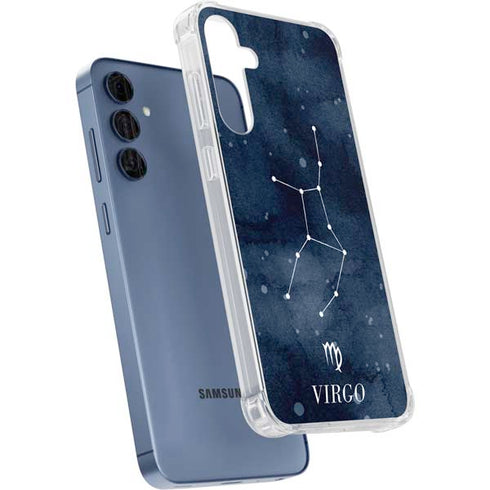 Virgo Constellation Galaxy A55 5G Clear Case