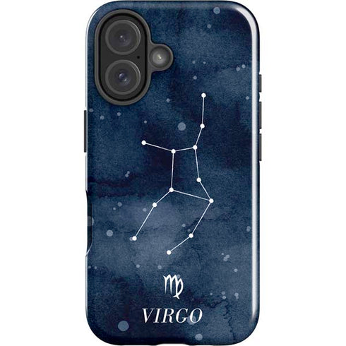 Virgo Constellation iPhone 16 Plus Impact Case