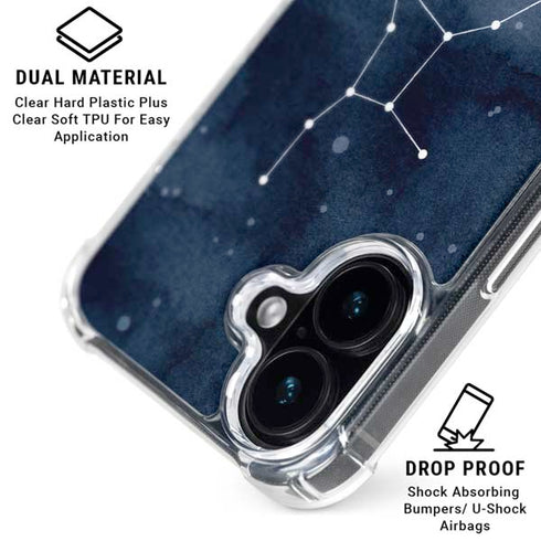 Virgo Constellation iPhone 16 Plus MagSafe Case