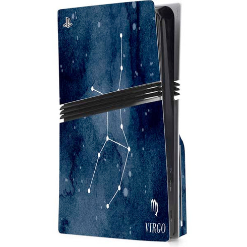 Virgo Constellation PS5 Pro Disk Console Skin
