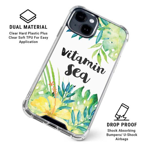 Vitamin Sea iPhone 15 Clear Case