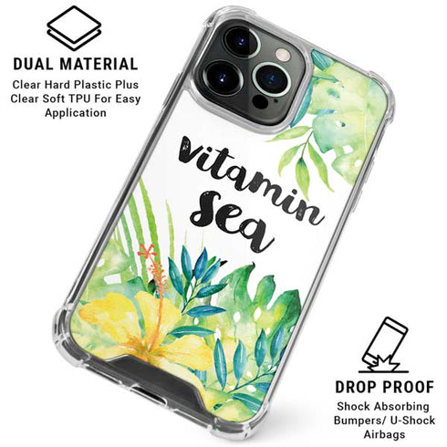 Vitamin Sea iPhone 16 Pro Max Clear Case