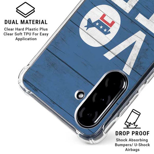 Vote Democrat Galaxy A36 5G Clear Case