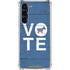 Vote Democrat Galaxy S24 FE Clear Case