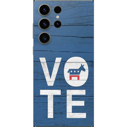 Vote Democrat Galaxy S25 Ultra Skin