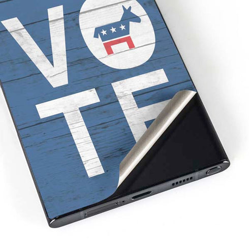 Vote Democrat Galaxy S24 Ultra Skin