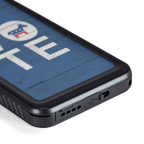 Vote Democrat Galaxy S24 Waterproof Case