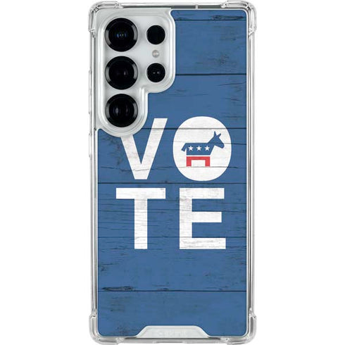 Vote Democrat Galaxy S25 Ultra Clear Case