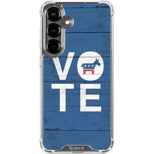 Vote Democrat Galaxy S26 Clear Case
