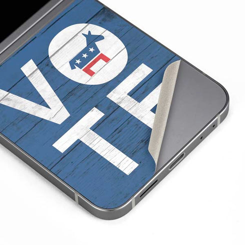 Vote Democrat Galaxy Z Flip6 Skin