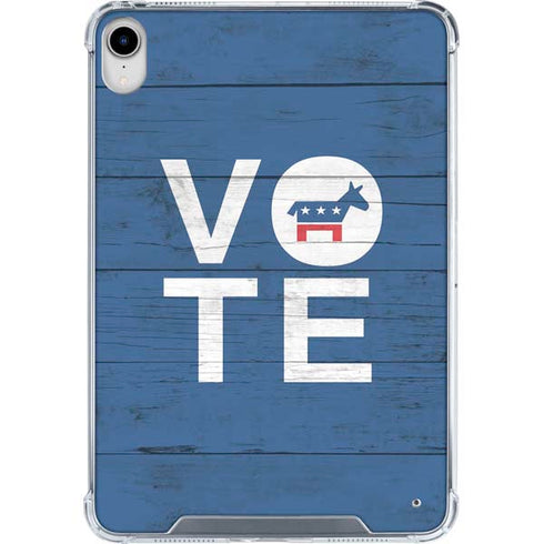 Vote Democrat iPad 11th Gen (2025) Clear Case