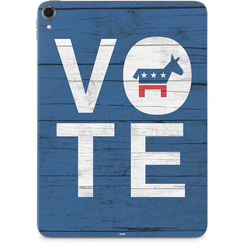 Vote Democrat Apple iPad Pro Skin