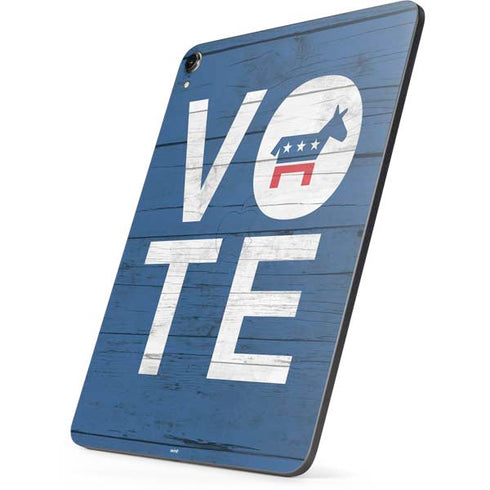 Vote Democrat Apple iPad Pro Skin