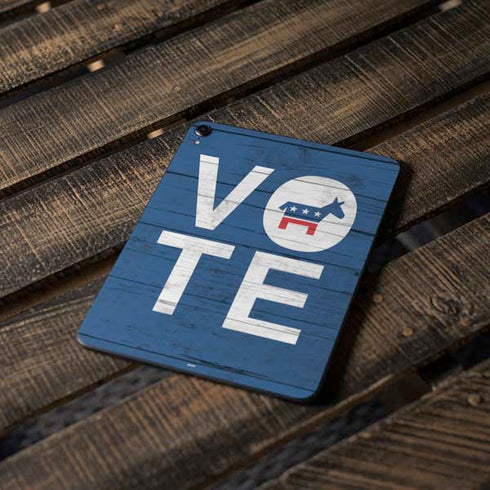 Vote Democrat Apple iPad Pro Skin