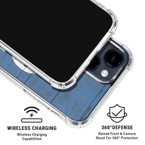 Vote Democrat iPhone 15 Clear Case