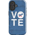 Vote Democrat iPhone 16 Impact Case