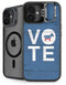 Vote Democrat iPhone 16 Plus Kickstand Case