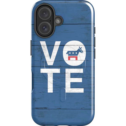 Vote Democrat iPhone 16 Plus Magsafe Impact Case