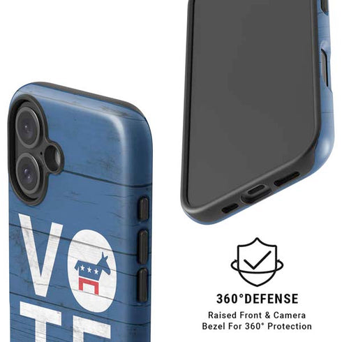 Vote Democrat iPhone 16 Plus Magsafe Impact Case