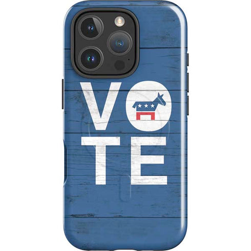 Vote Democrat iPhone 16 Pro Max Magsafe Impact Case
