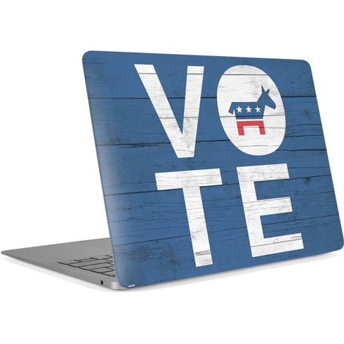 Vote Democrat Apple MacBook Air Skin