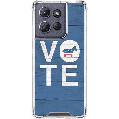 Vote Democrat Moto G 5G (2025) Clear Case