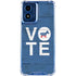 Vote Democrat Moto G 5G (2024) Clear Case