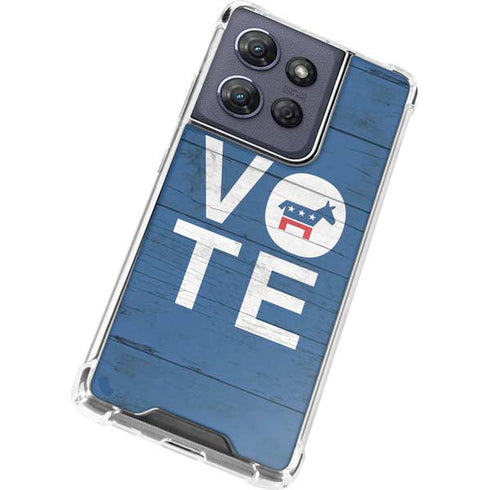 Vote Democrat Moto G Power 5G (2025) Clear Case