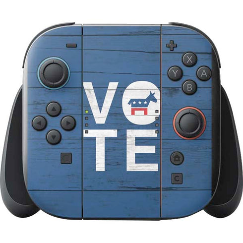 Vote Democrat Nintendo Switch 2 (2025) with Joy-Con Skin