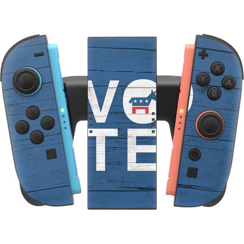 Vote Democrat Nintendo Switch 2 (2025) Joy-Con Controller Skin